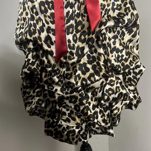 Studio Y Leopard Print Strapless Dress 7/8 | A8 - Picture 2 of 7